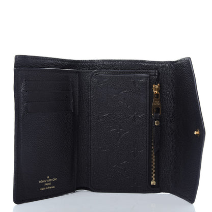 Louis Vuitton Empreinte Compact Curieuse Wallet Black 5 of 7