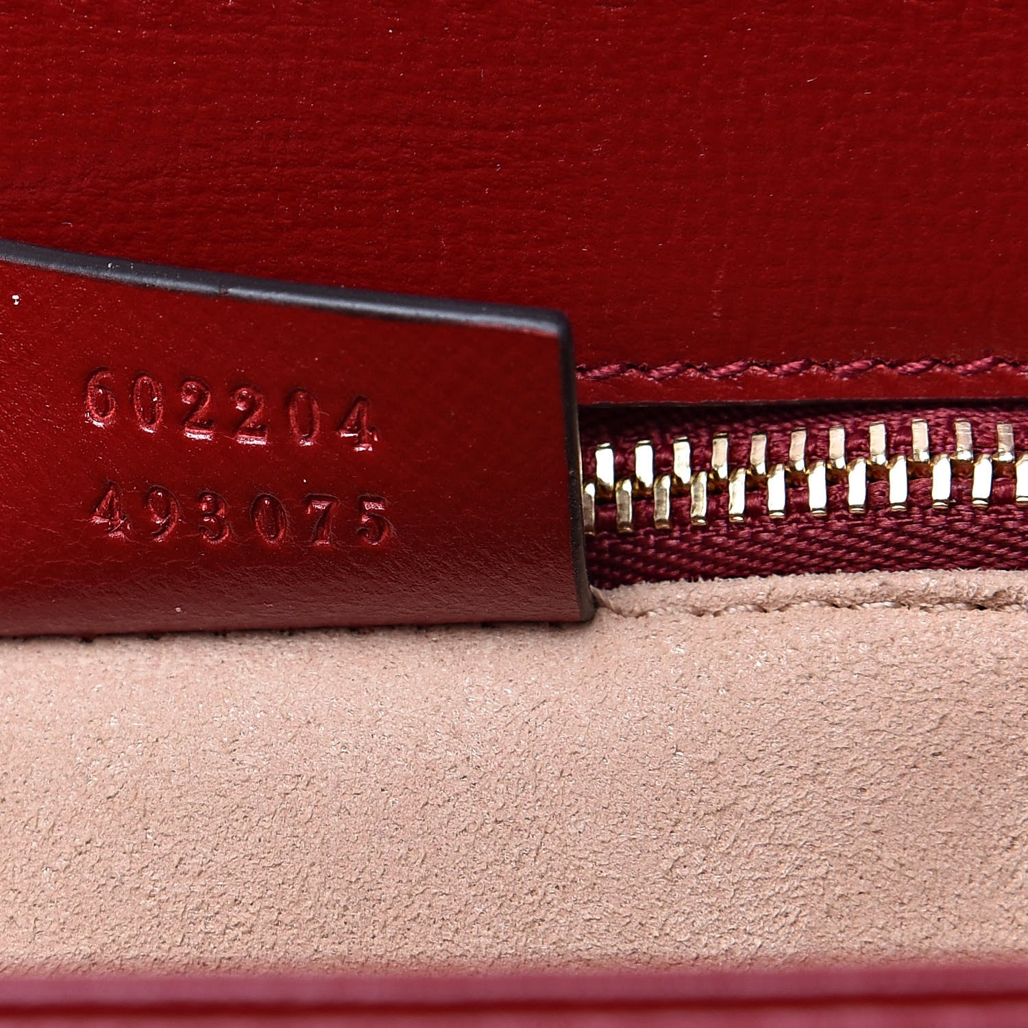 Gucci GG Supreme Monogram Azalea Calfskin Horsebit 1955 Shoulder Bag Beige Ebony New Cherry Red 7 of 11