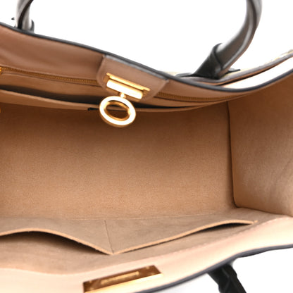 Louis Vuitton Calfskin Monogram On My Side MM Laurier Green Toffee Latte Beige 5 of 9
