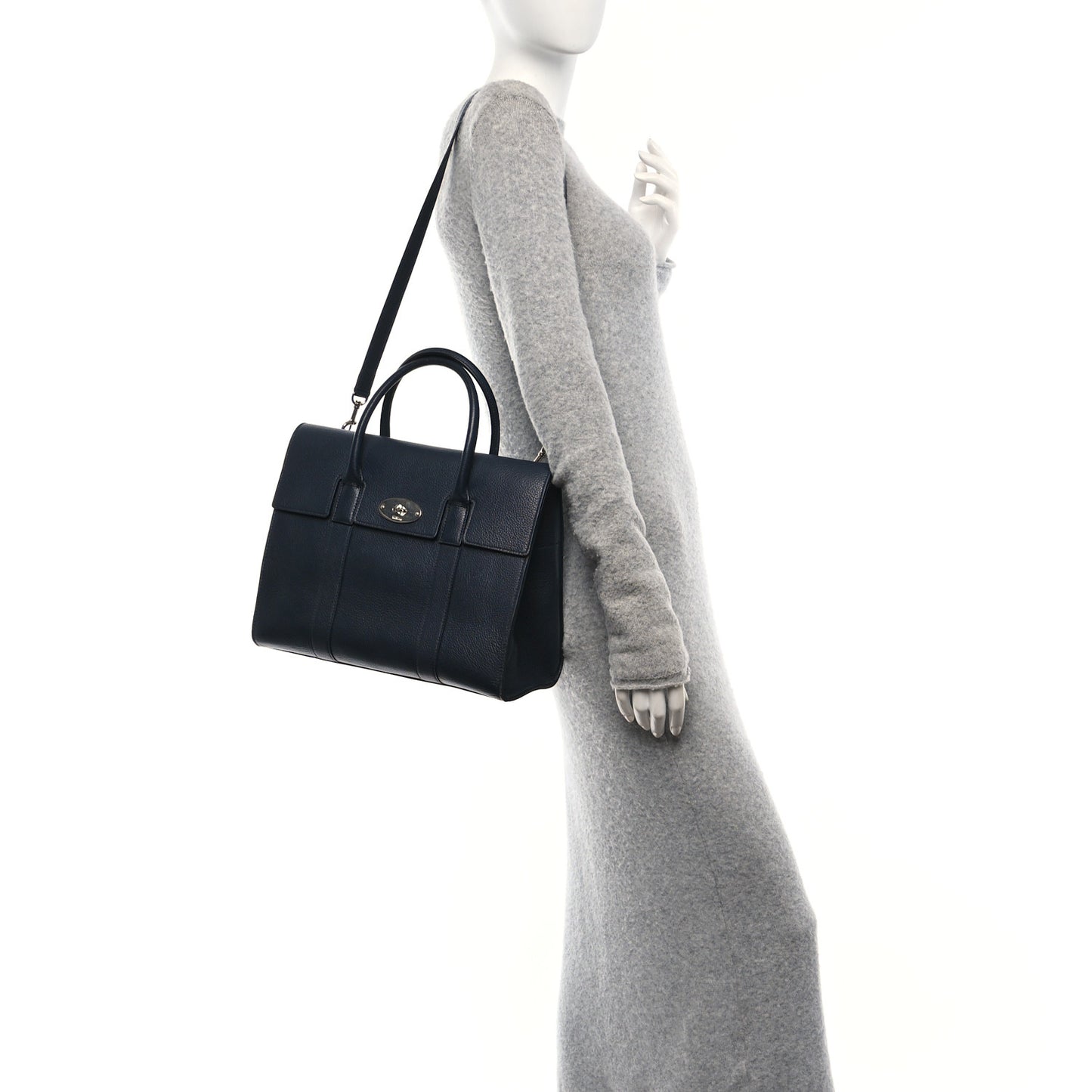 Soft Grain Calfskin Bayswater Navy