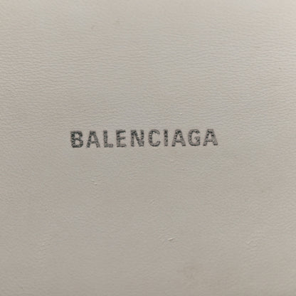 Balenciaga Shiny Calfskin Crocodile Embossed Hourglass Top Handle Bag XS White 6 of 14