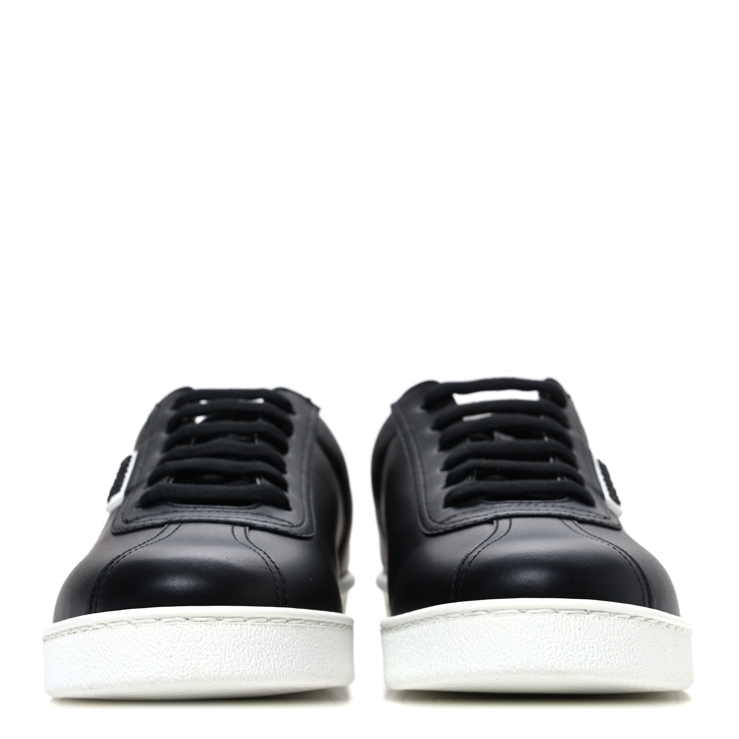 Chanel Calfskin CC Womens Sneakers 38 Black 3 of 10