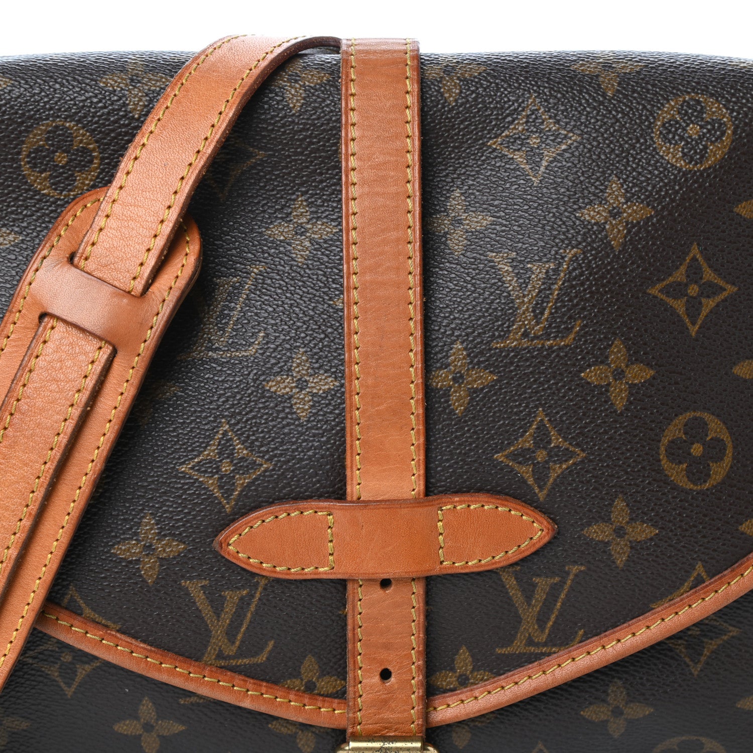 Louis Vuitton Monogram Saumur 30 8 of 10