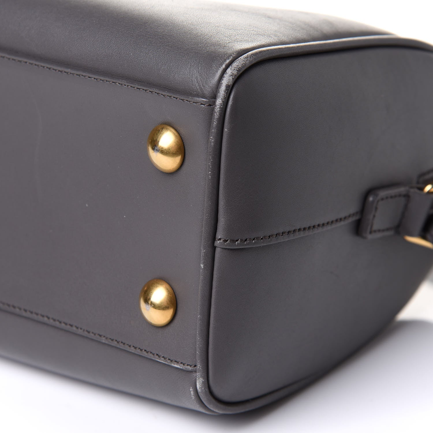 Saint Laurent Calfskin Classic Duffle 12 Earth 8 of 9
