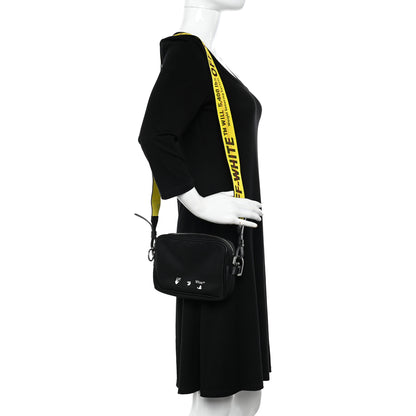 Off-White Nylon Logo Print Crossbody Bag Black 2 of 11