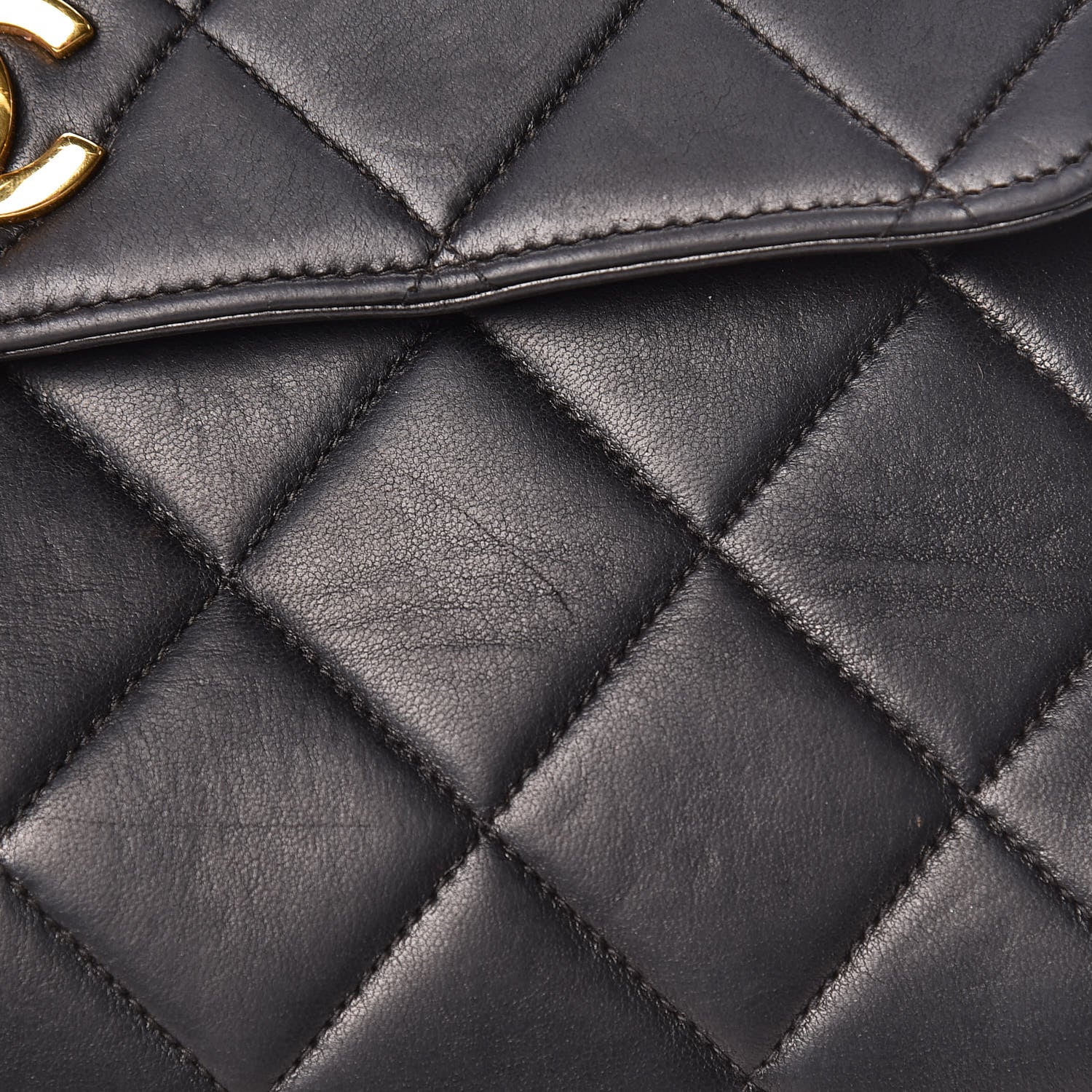 Chanel Lambskin Quilted Shoulder Bag Black 17 of 22