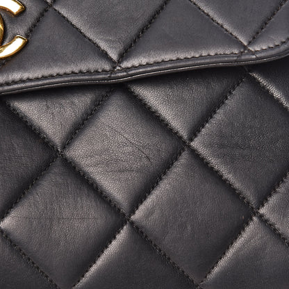 Chanel Lambskin Quilted Shoulder Bag Black 17 of 22