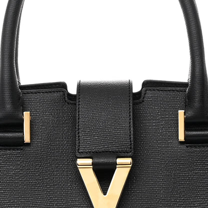 Saint Laurent Textured Calfskin Medium Classic Y Cabas Black 8 of 10