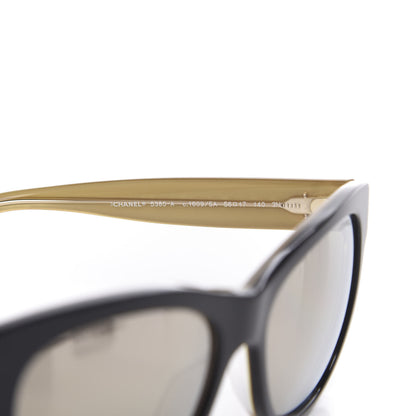 Chanel Acetate Square CC Sunglasses 5380 Black 5 of 7