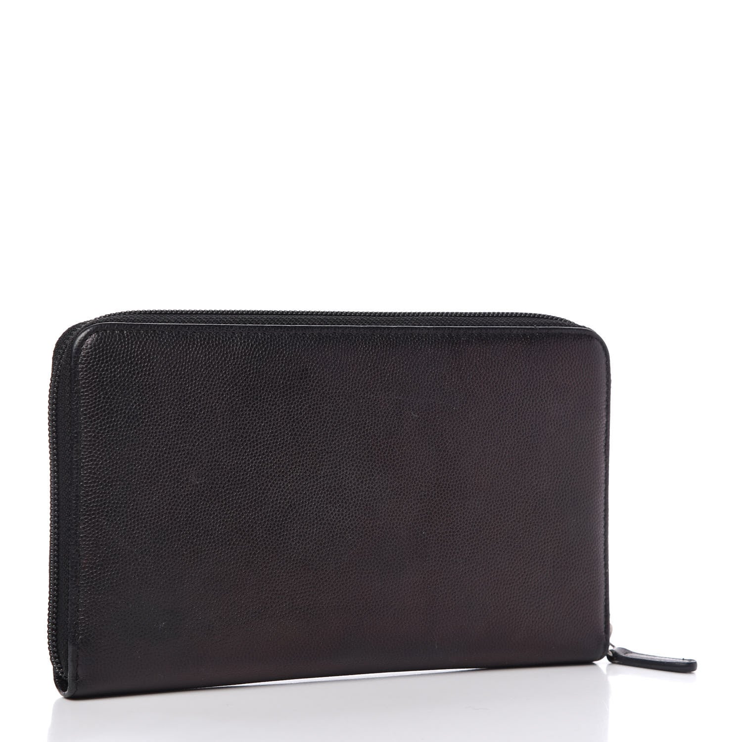 Chanel Caviar Large Sevruga Zip Around Organizer Wallet Black 3 of 14