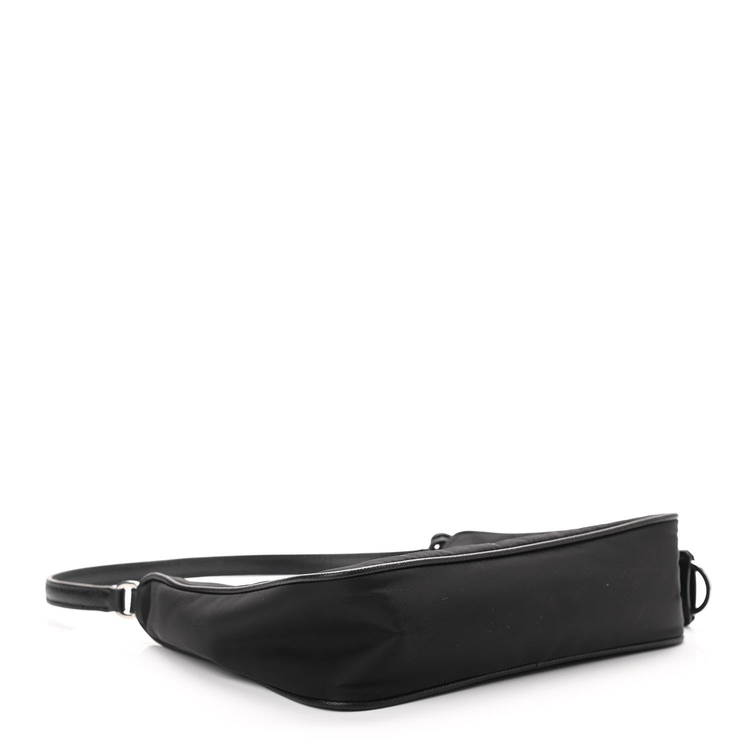 Prada Tessuto Nylon Saffiano Mini Re-Edition 2005 Bag Black 4 of 9