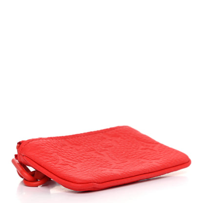 Louis Vuitton Taurillon Monogram Solar Ray Key Pouch Rouge 4 of 8