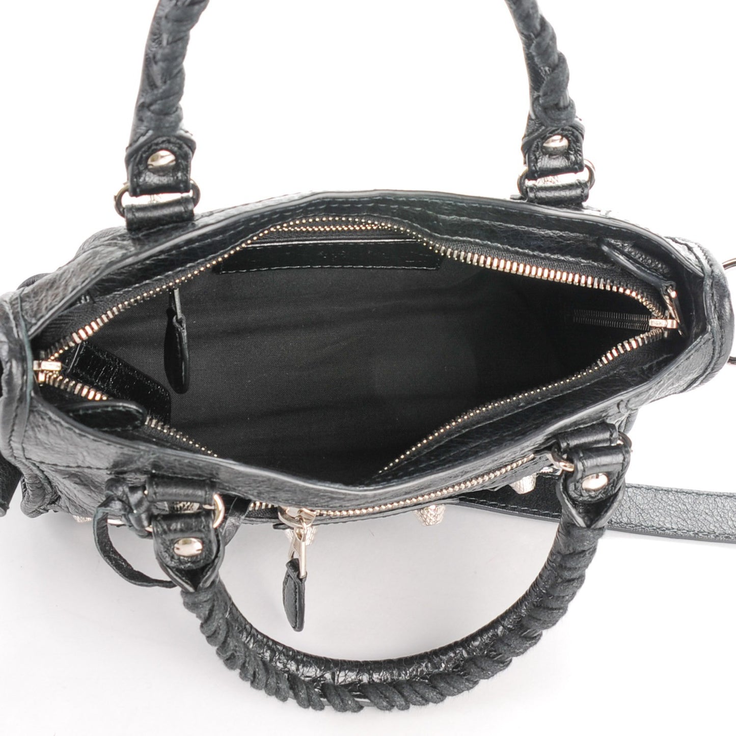 Agneau Giant 12 Silver Hardware Mini City Black