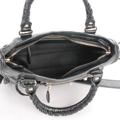 Balenciaga Agneau Giant 12 Silver Hardware Mini City Black 5 of 8