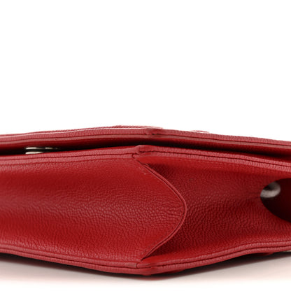 Christian Dior Grained Calfskin Small Diorama Flap Bag Red 11 of 13