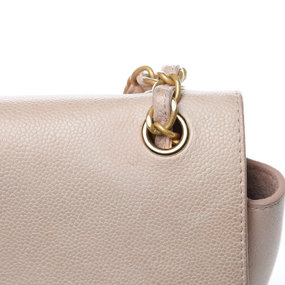 Chanel Grained Calfskin Jumbo Classic Pure Double Flap Nude 20 of 23