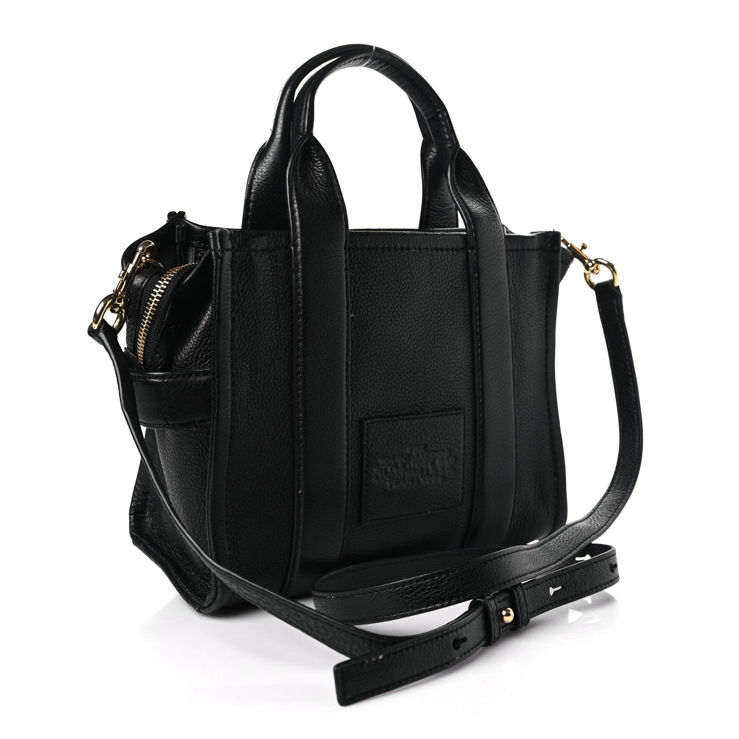Marc Jacobs Grained Calfskin Small The Tote Bag Black 3 of 8