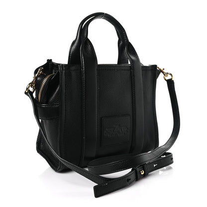 Marc Jacobs Grained Calfskin Small The Tote Bag Black 3 of 8