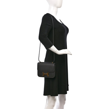 Hermes Epsom Constance 18 Graphite 2 of 13