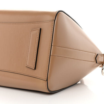 Givenchy Shiny Lord Calfskin Small Antigona Dark Beige 10 of 10