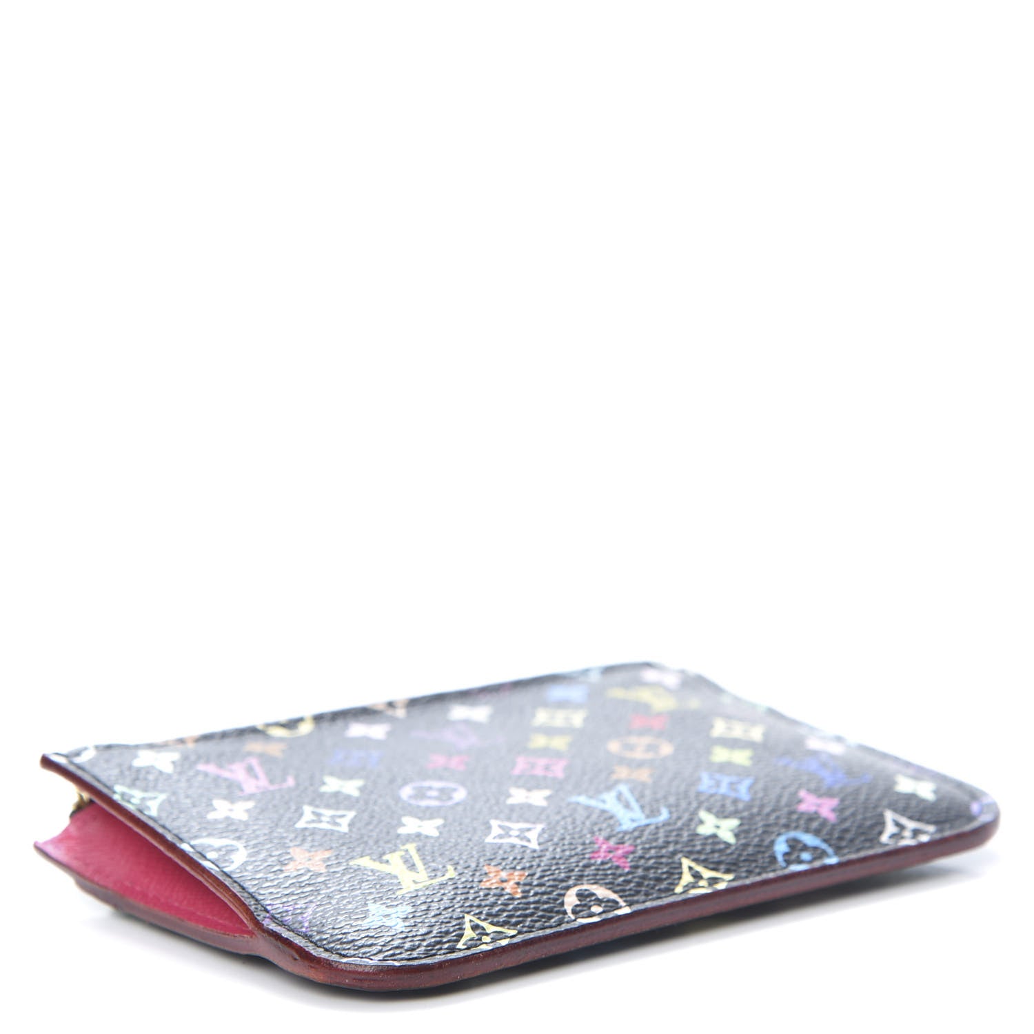 Louis Vuitton Monogram Multicolor Key Pouch Black Grenade 4 of 9