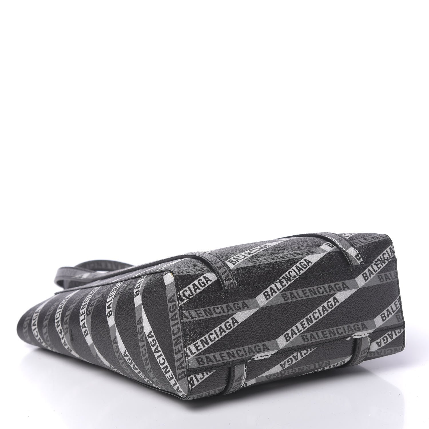 Balenciaga Coated Canvas Losange Monogram XXS Tote Black Grey 5 of 9