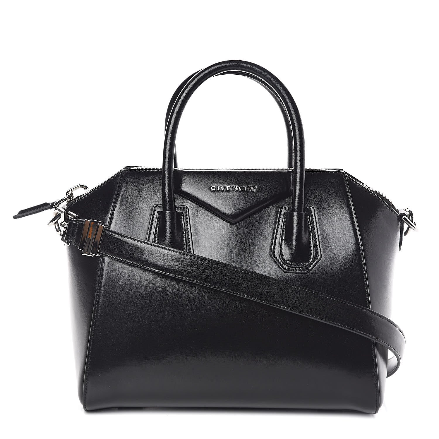 Givenchy Shiny Lord Calfskin Small Antigona Black 1 of 9
