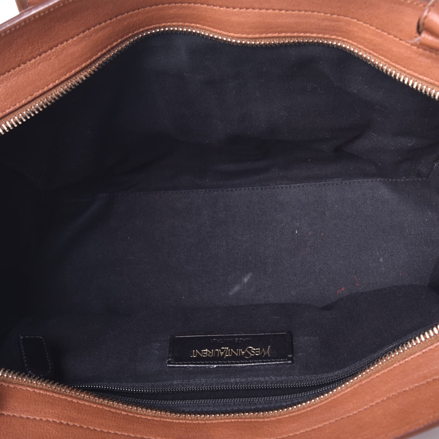 Saint Laurent Sheepskin Small Cabas ChYc Brown 6 of 9