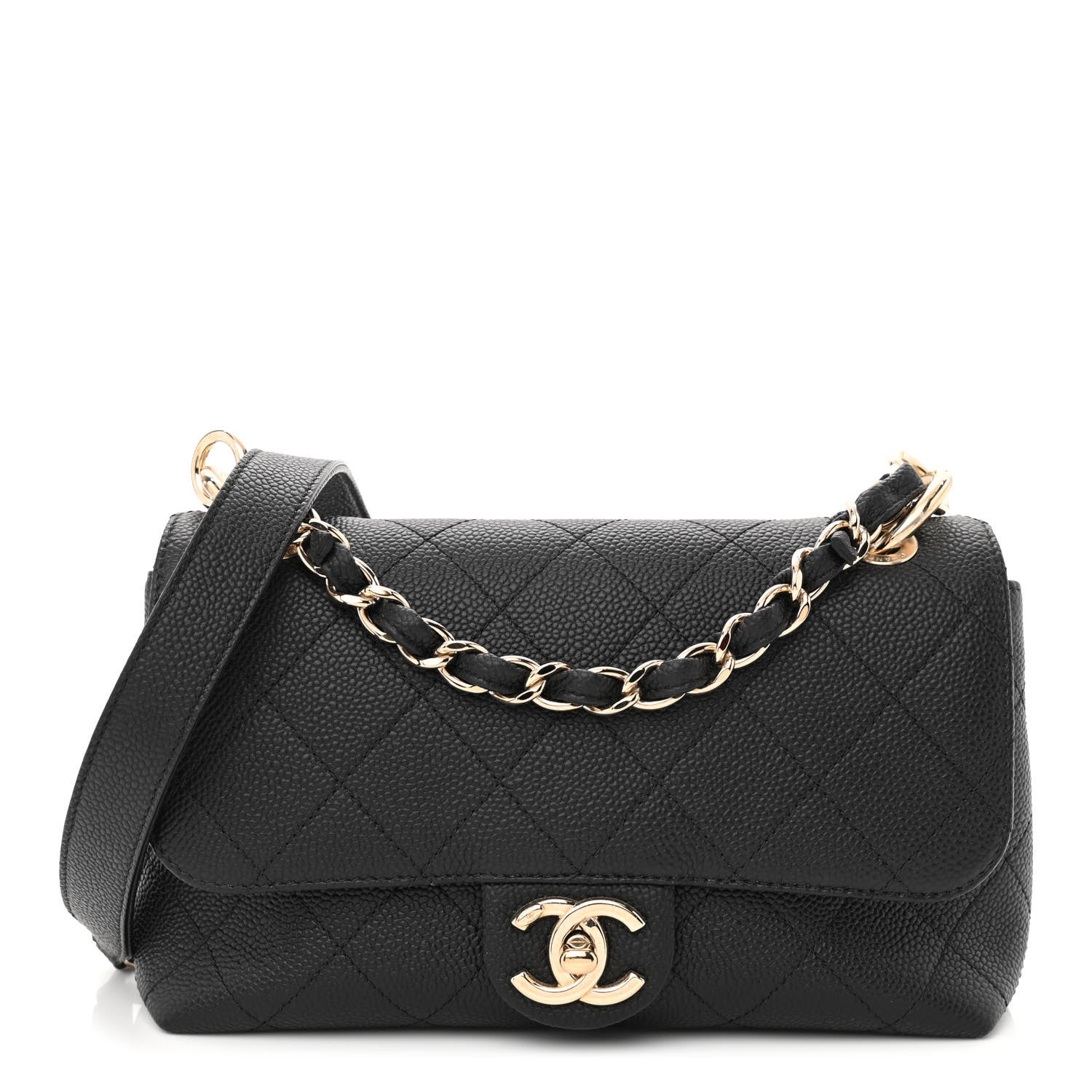 Chanel Caviar Quilted Small City Walk Flap Black 1 of 10