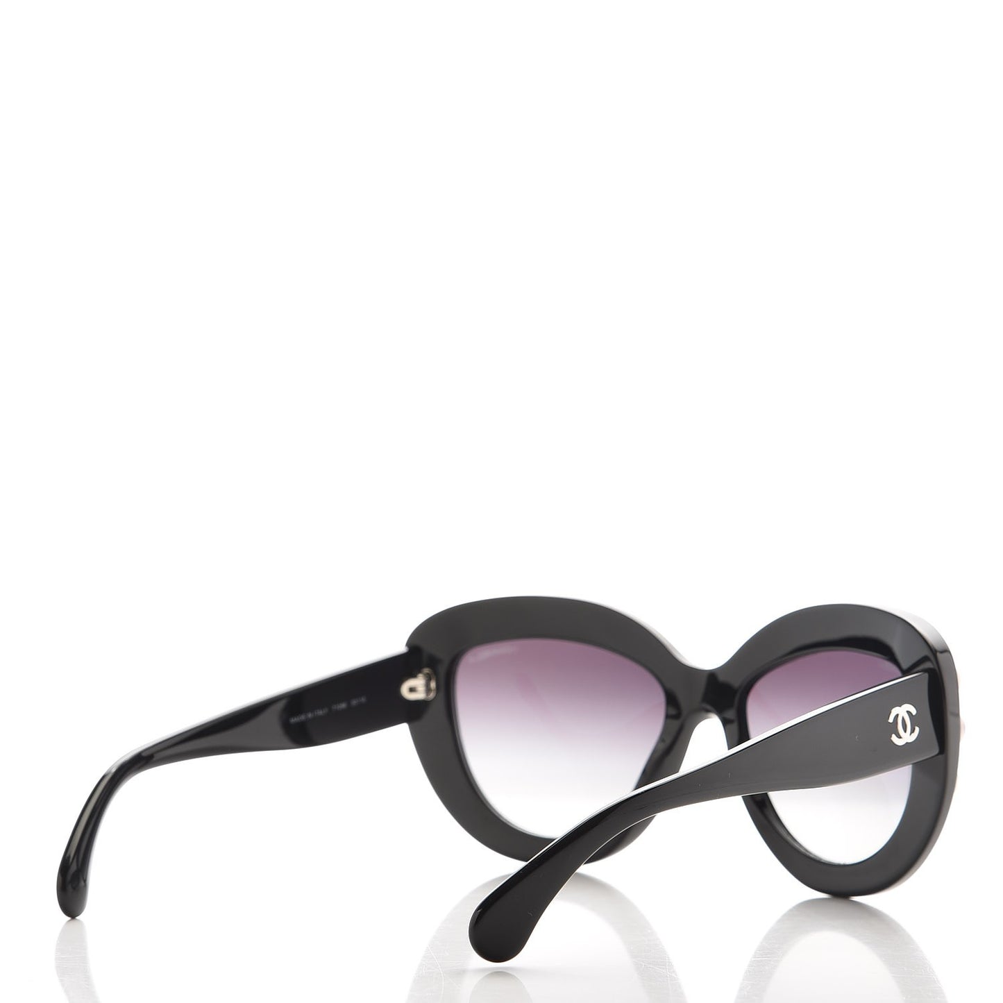 Pearl Cat Eye Sunglasses 71096 Black
