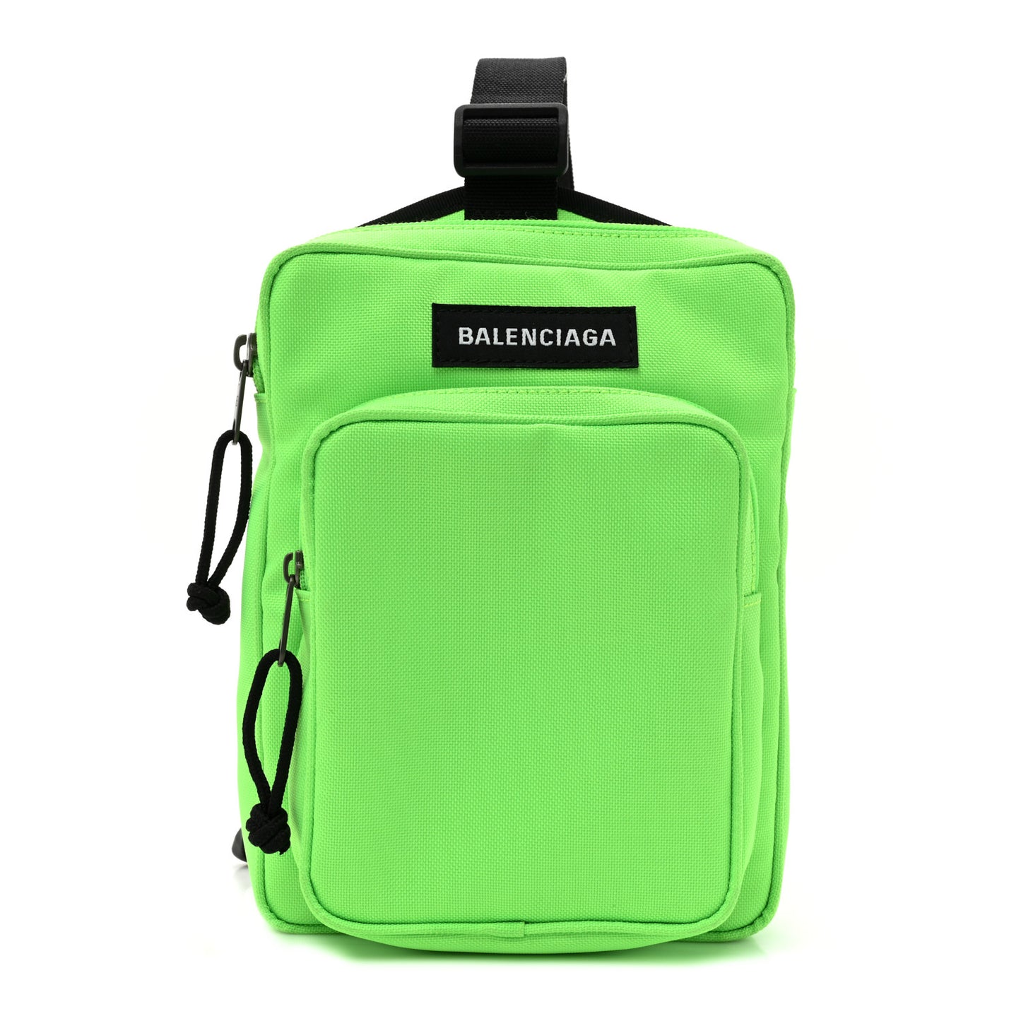 Nylon Explorer Crossbody Messenger Bag Light Fluo Green