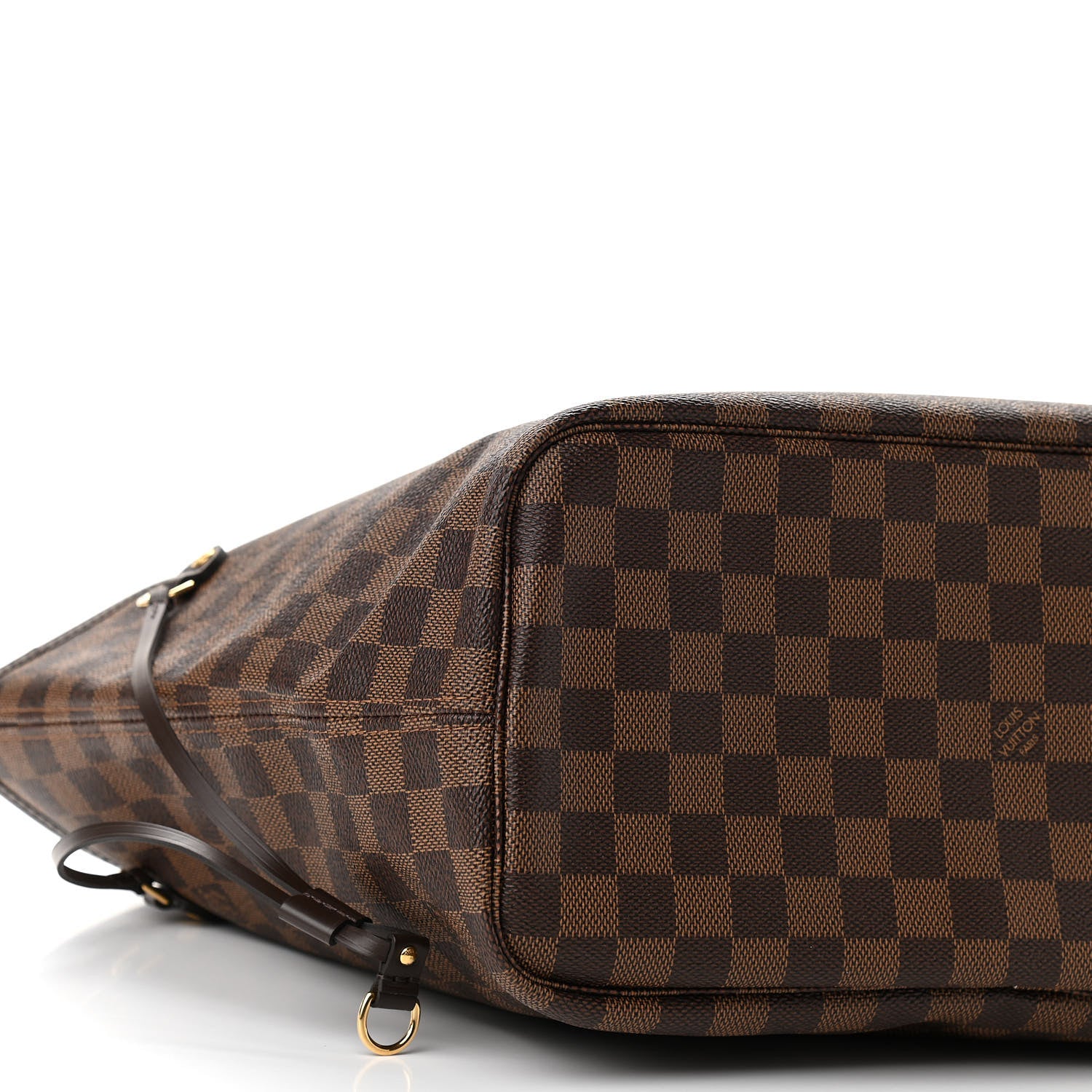 Louis Vuitton Damier Ebene Neo Neverfull MM Rose Ballerine 9 of 10