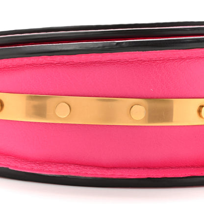 Chloe Calfskin Small Nile Bracelet Minaudiere Bag Fuchsia Rose 9 of 12