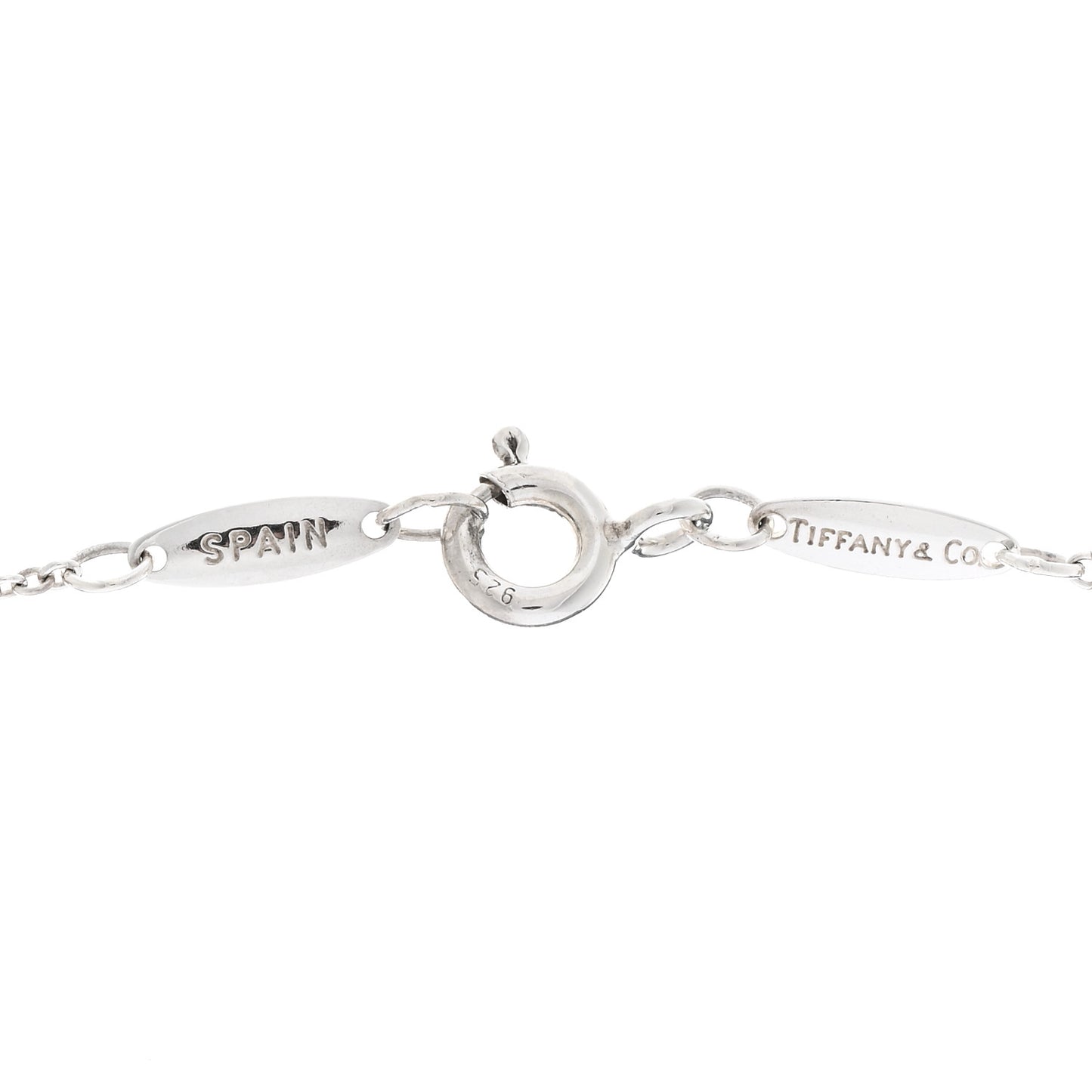 Sterling Silver 14mm Elsa Peretti Cross Pendant Necklace