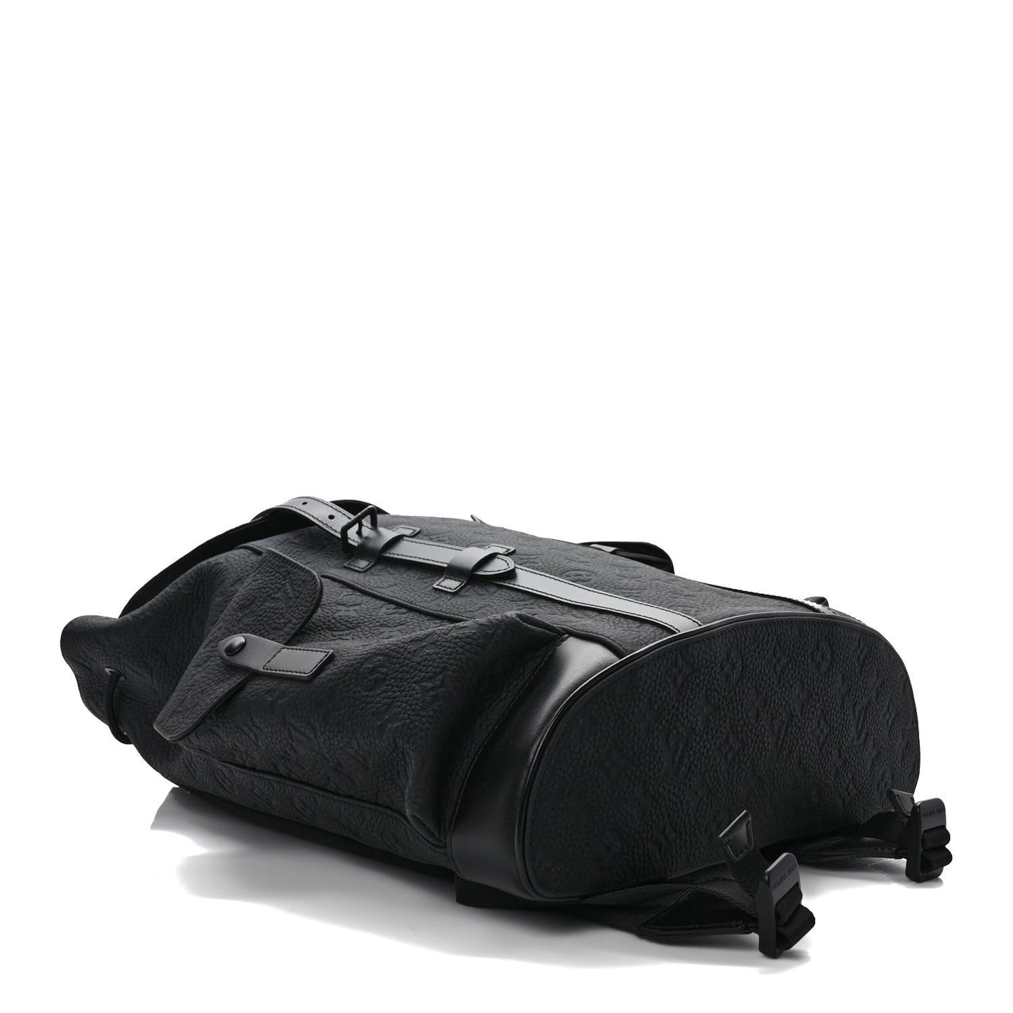 Taurillon Monogram Christopher MM Backpack Black