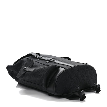 Louis Vuitton Taurillon Monogram Christopher MM Backpack Black 4 of 8