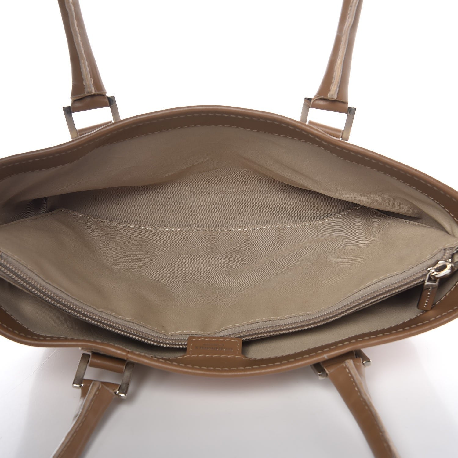 Burberry Candy Check Small Tote Pink Beige 5 of 10