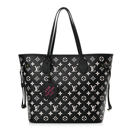 Louis Vuitton Empreinte Spring In The City Neverfull MM Black White Pink 3 of 10