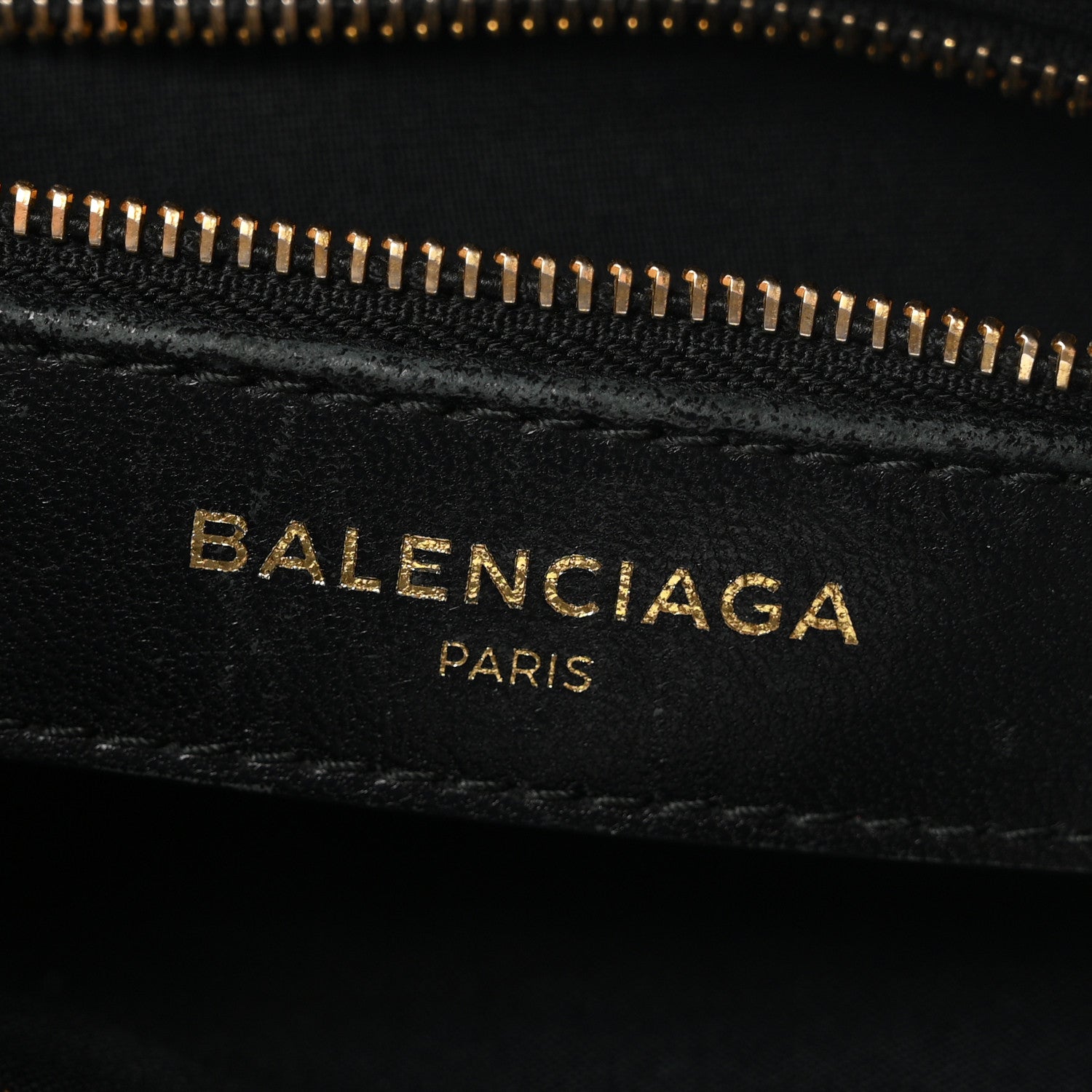Balenciaga Chevre Gold Metallic Edge Hardware Mini City Black 6 of 10