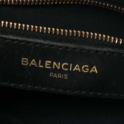 Balenciaga Chevre Gold Metallic Edge Hardware Mini City Black 6 of 10