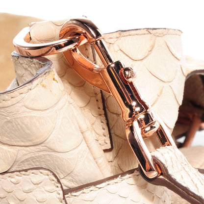 Mulberry Silky Snake Print Alexa Medium Beige 13 of 15