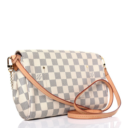 Louis Vuitton Damier Azur Favorite MM 3 of 17