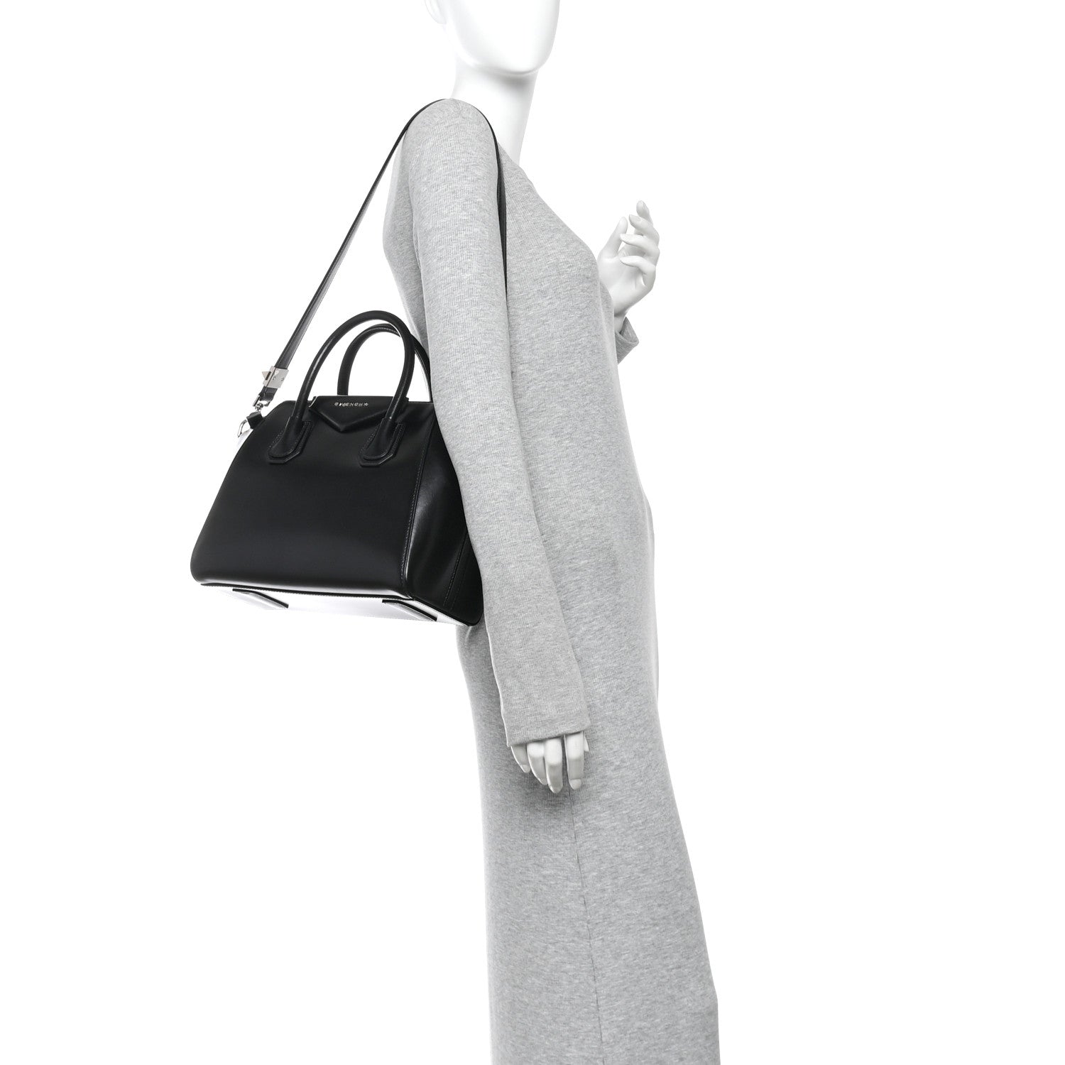 Givenchy Shiny Lord Calfskin Small Antigona Black 2 of 11