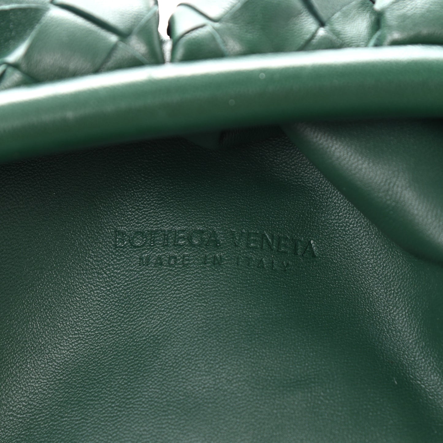 Nappa Maxi Intrecciato The Pouch Oversized Clutch Raintree