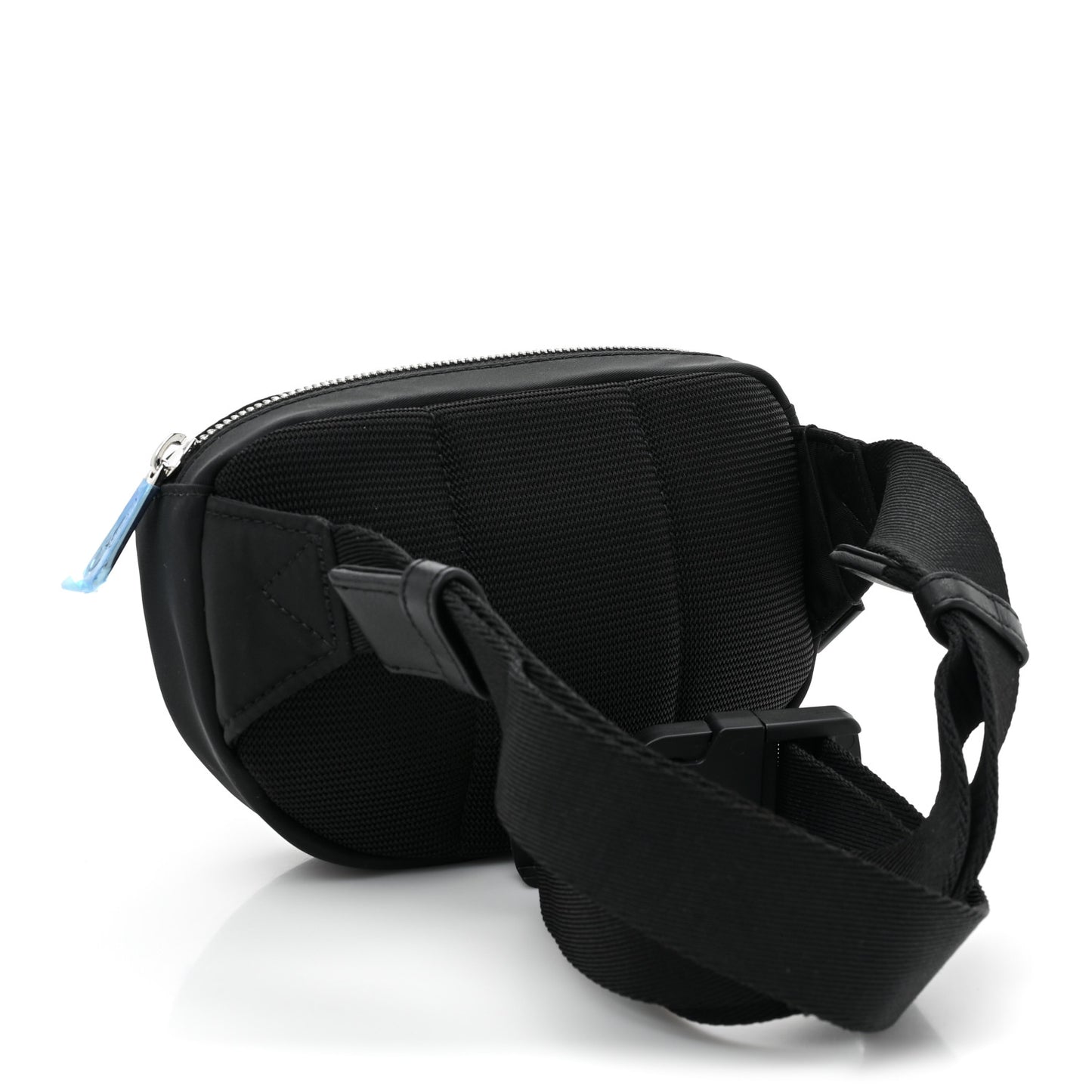 Econyl Logo Print Small Cannon Bum Bag Black