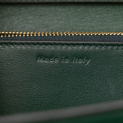 Celine Box Calfskin Medium Classic Box Flap Bag Classic Green 7 of 11