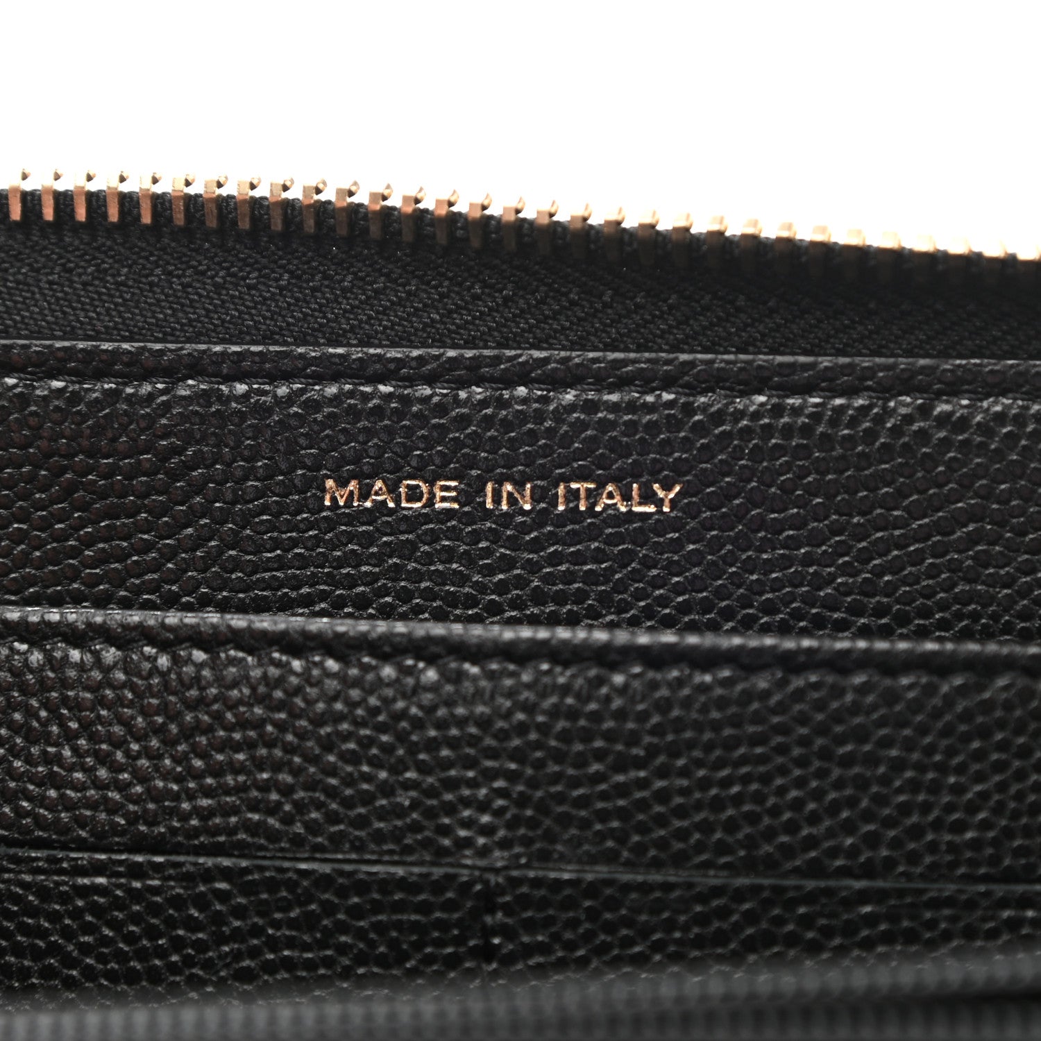 Chanel Caviar Camellia Embossed Large Zip Around Gusset Wallet Black 7 of 9