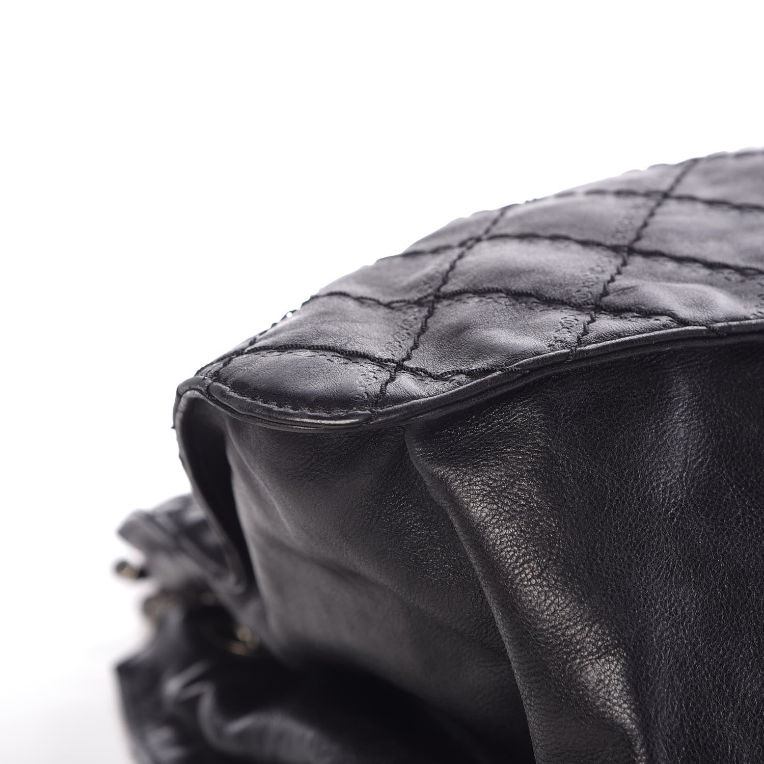 Chanel Calfskin CC Crave Tote Black 10 of 11