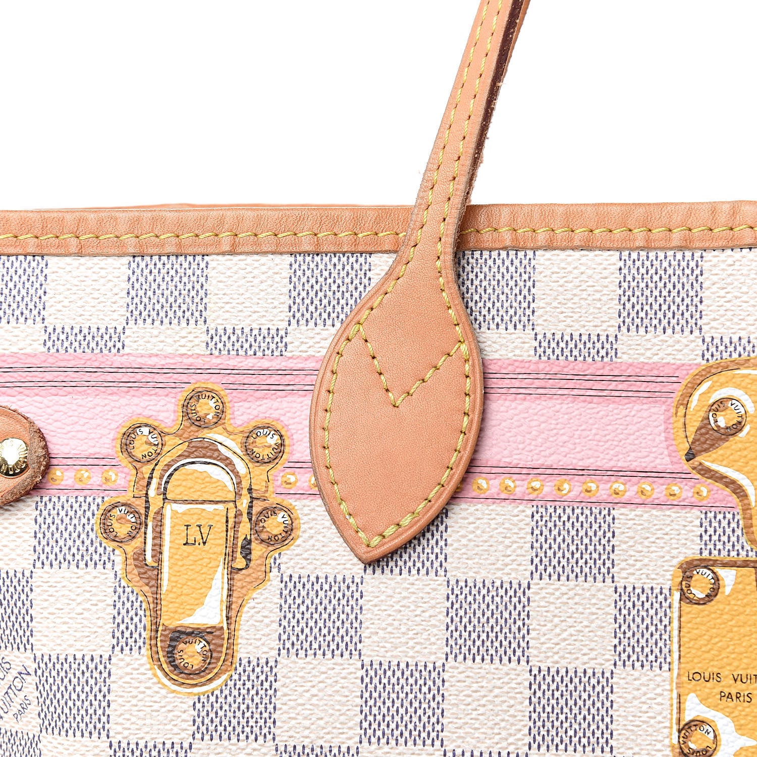 Louis Vuitton Damier Azur Summer Trunks Neo Neverfull MM 13 of 18