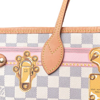 Louis Vuitton Damier Azur Summer Trunks Neo Neverfull MM 13 of 18